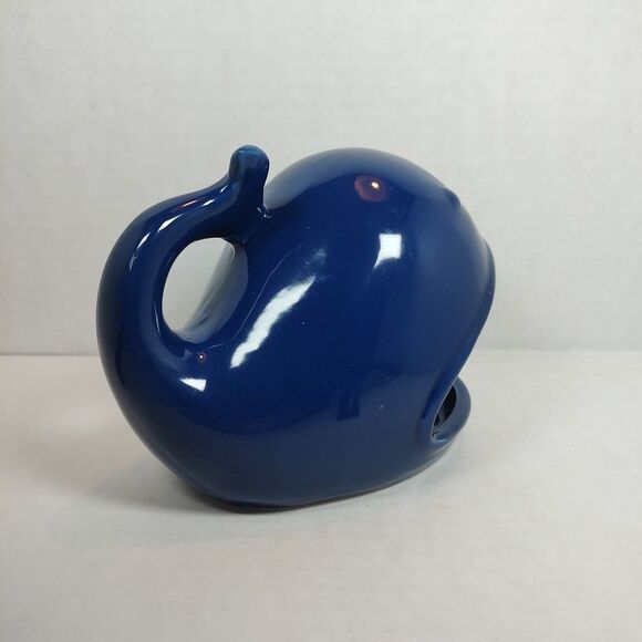 Navy Blue Whale Ceramic Kitchen Sponge Holder Multipurpose Figurine Nautical - Picture 7 of 16